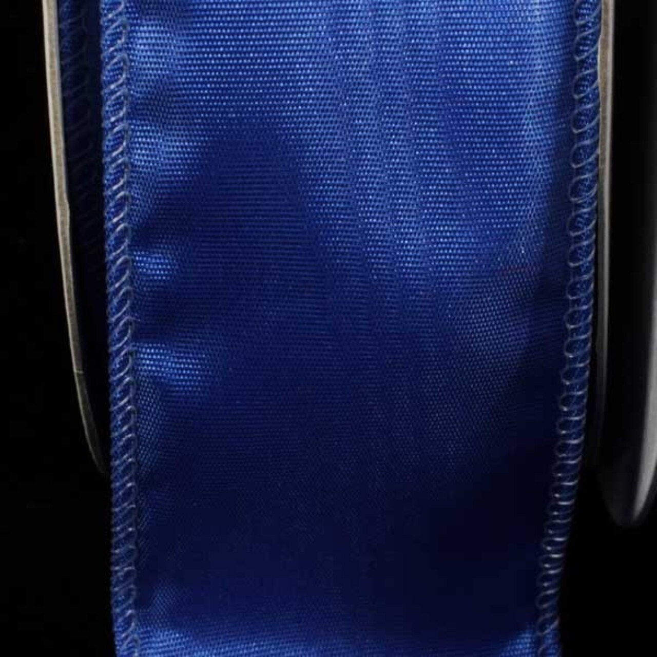 The Ribbon People Royal Blue Solid Moire Wired Craft Ribbon 1.5" x 80 Yards